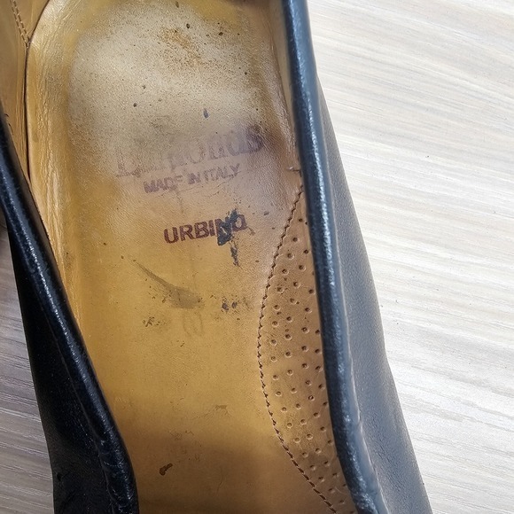Vintage ALLEN EDMONDS Mens 9 D Black Leather Tassel Loafers‎ Ivy Preppy VIBRAM main image 7